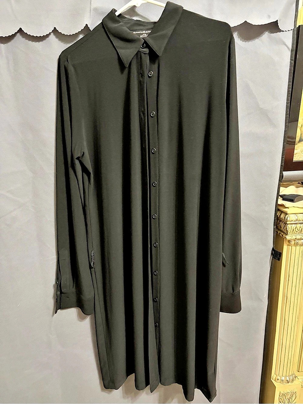 Norma Kamali Black Maxi Dress XL Like New